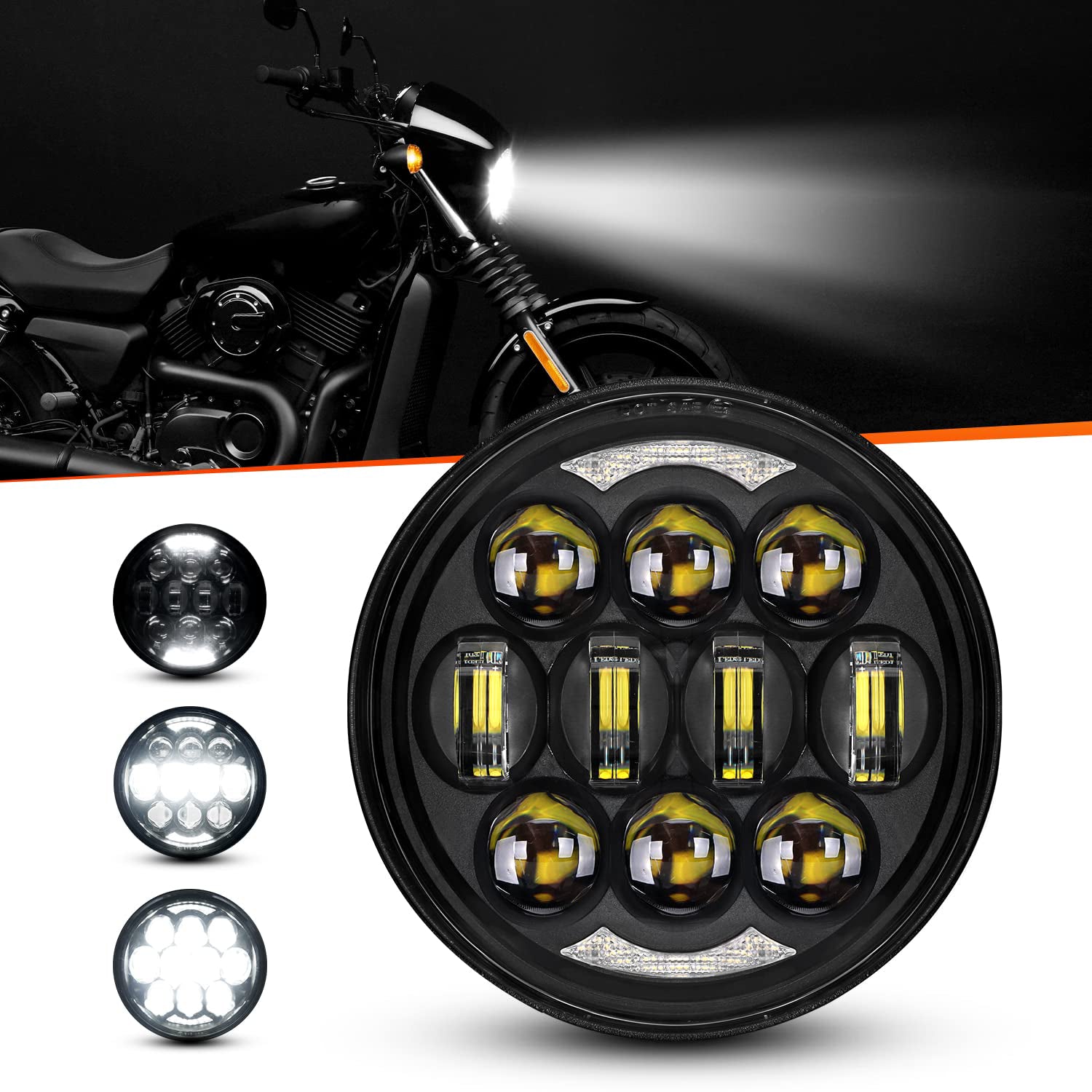 5.75_Round_LED_Projection_Headlight_Compatible_with_Dyna_Street_Bob_Super_Wide_Glide_Low_Rider_Night_Rod_Train_Softail_Deuce_CustomSportsterIron883_2.jpg